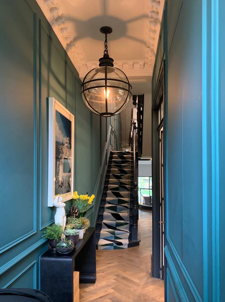 Hallway and Stairs in London house - Trilbey Gordon Interiors
