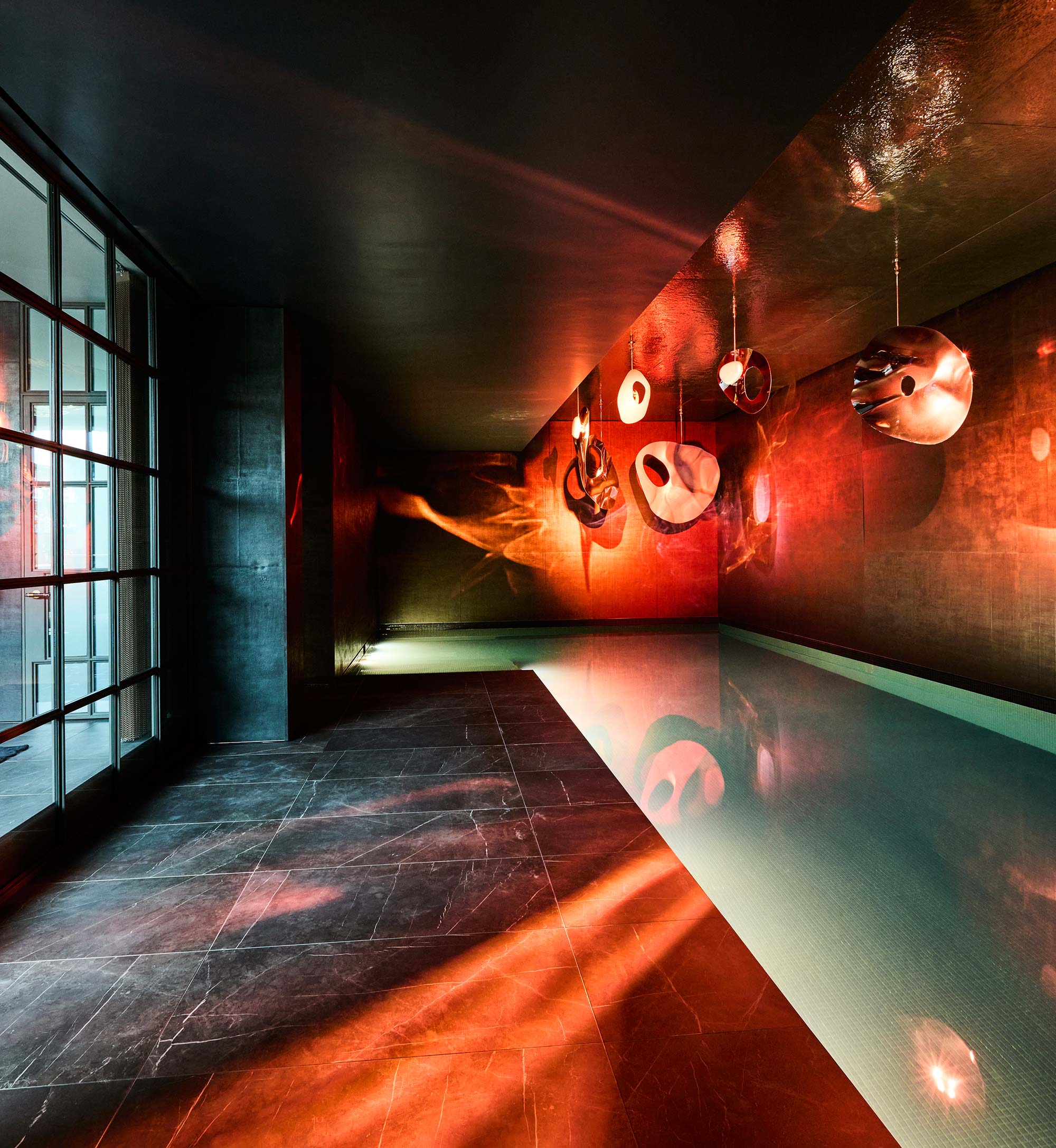 Swimming pool in West London house designed by Trilbey Gordon