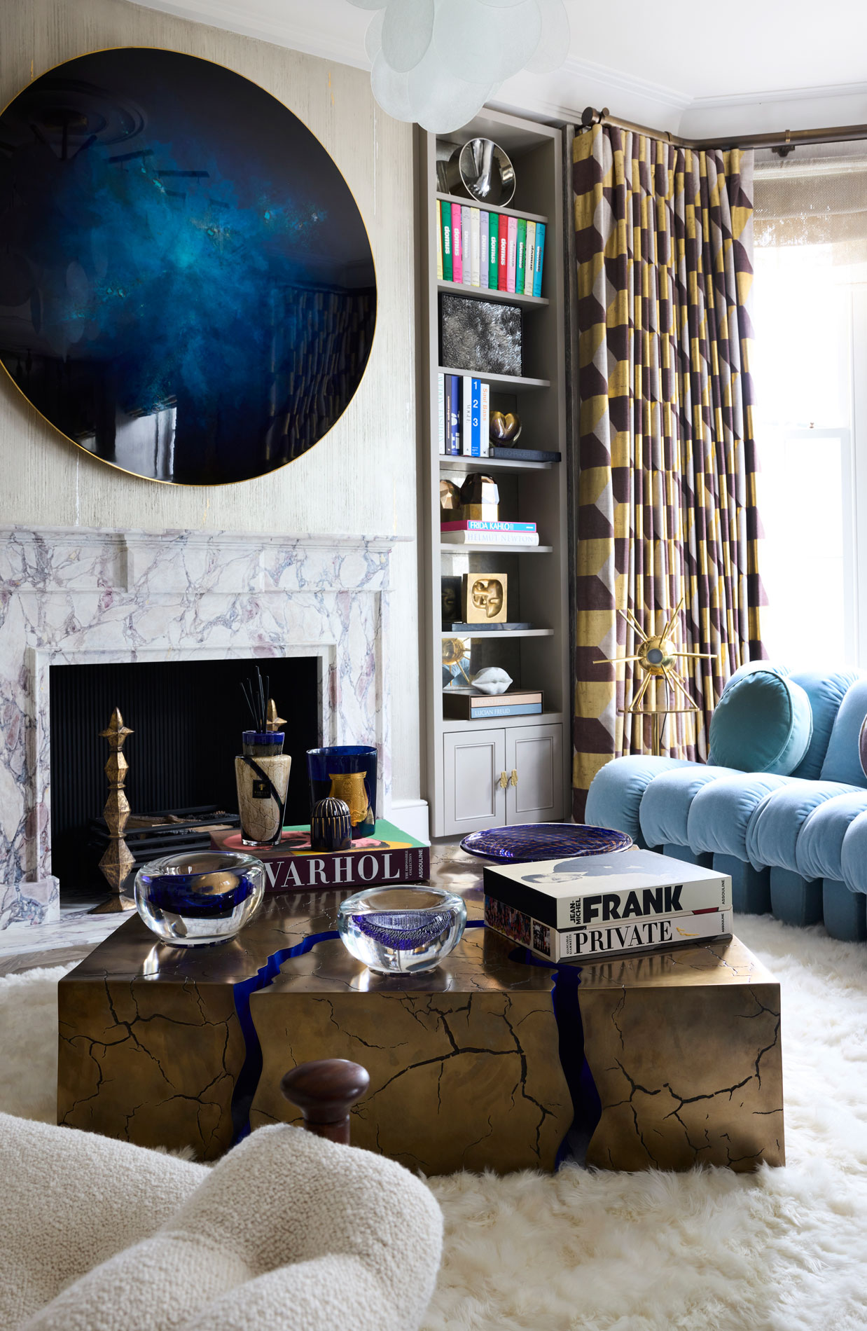 Sitting room of West London House designed by Trilbey Gordon