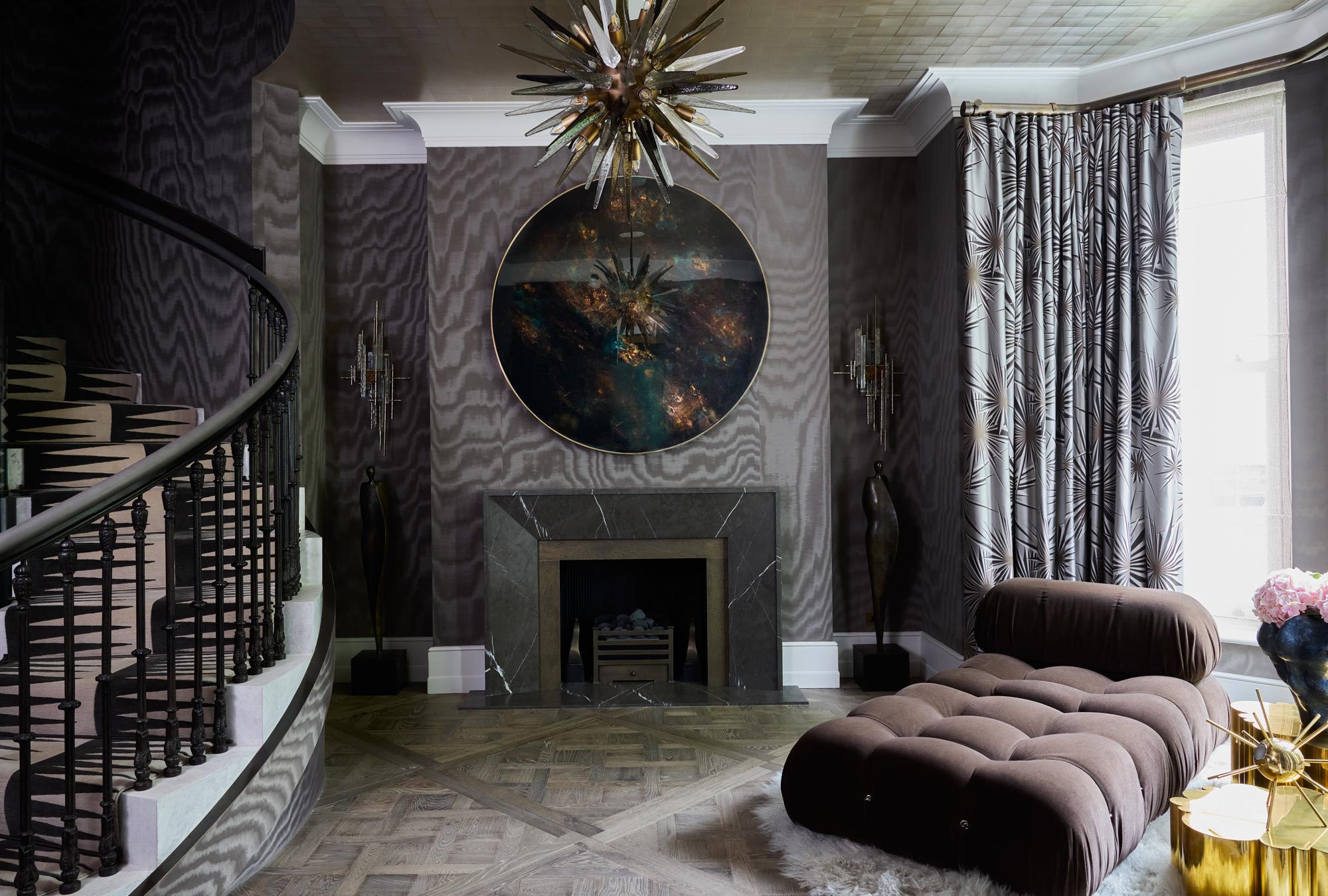 Hallway of West London house designed by Trilbey Gordon