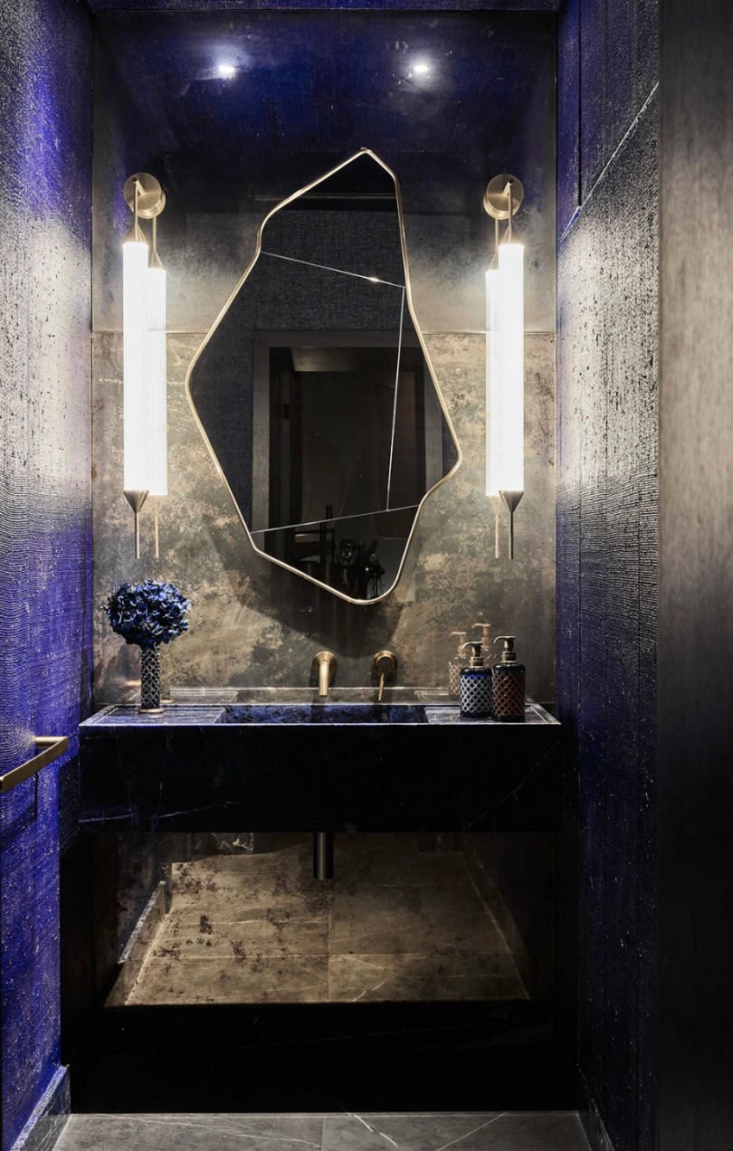 Trilbey Gordon Interiors - cloakroom in West London House